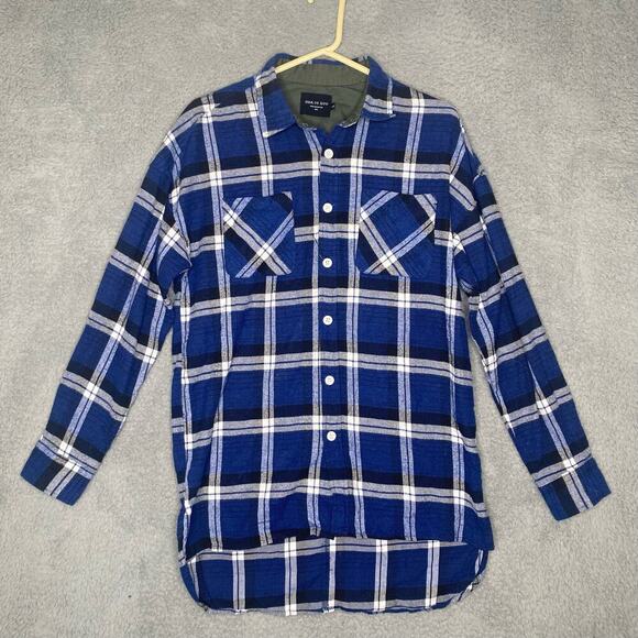 Fear of God Other - Fear of God FOG fifth collection plaid long sleeve flannel button up blue Large